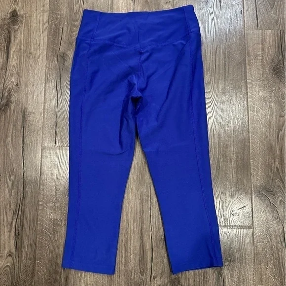 Nike Dri-Fit Ten Less Plastic Legend 2.0 Tight Poly Capri Leggings Blue Size S - Picture 10 of 12